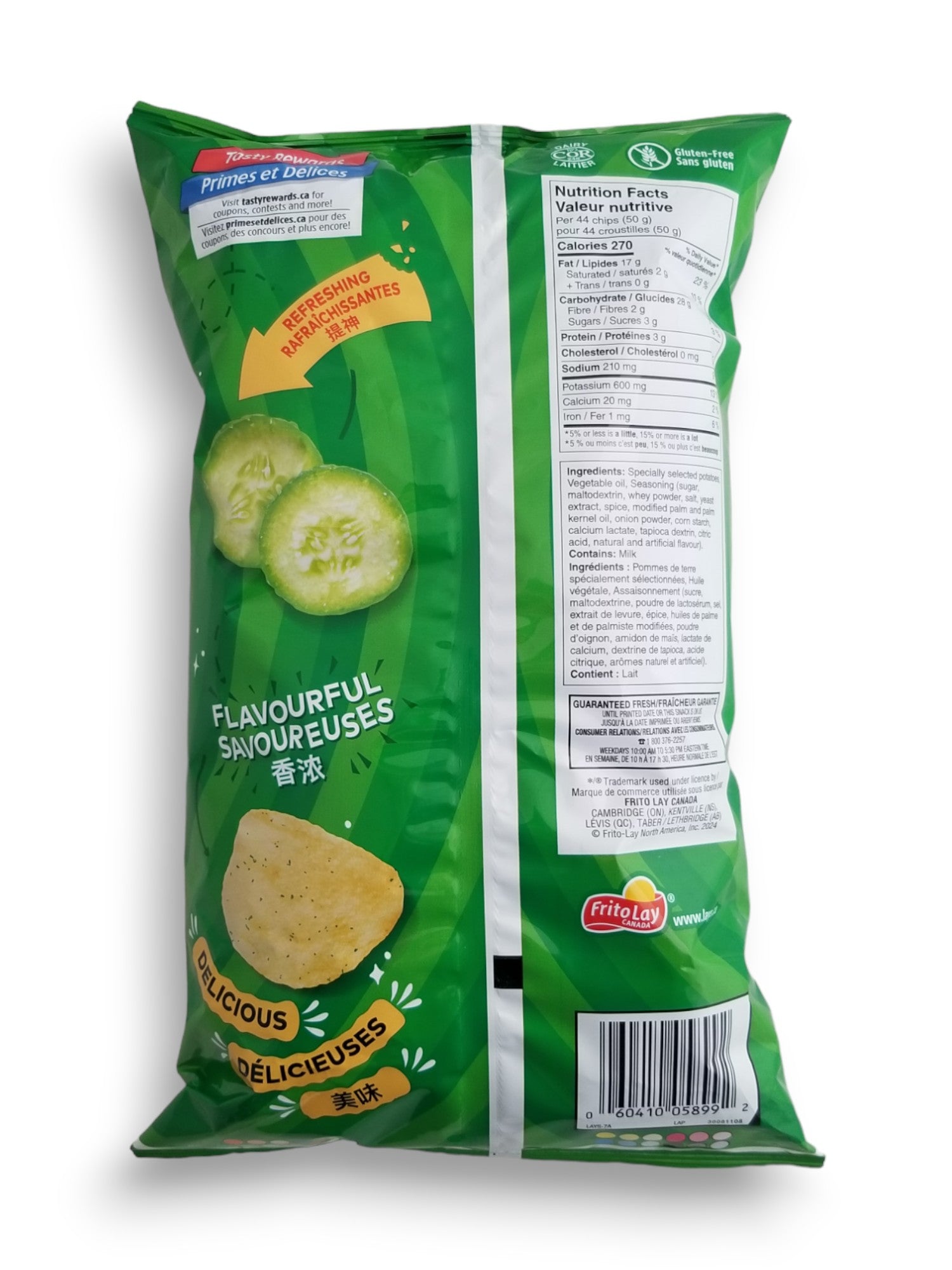 Lay's Cucumber Potato Chips 165g/6 oz