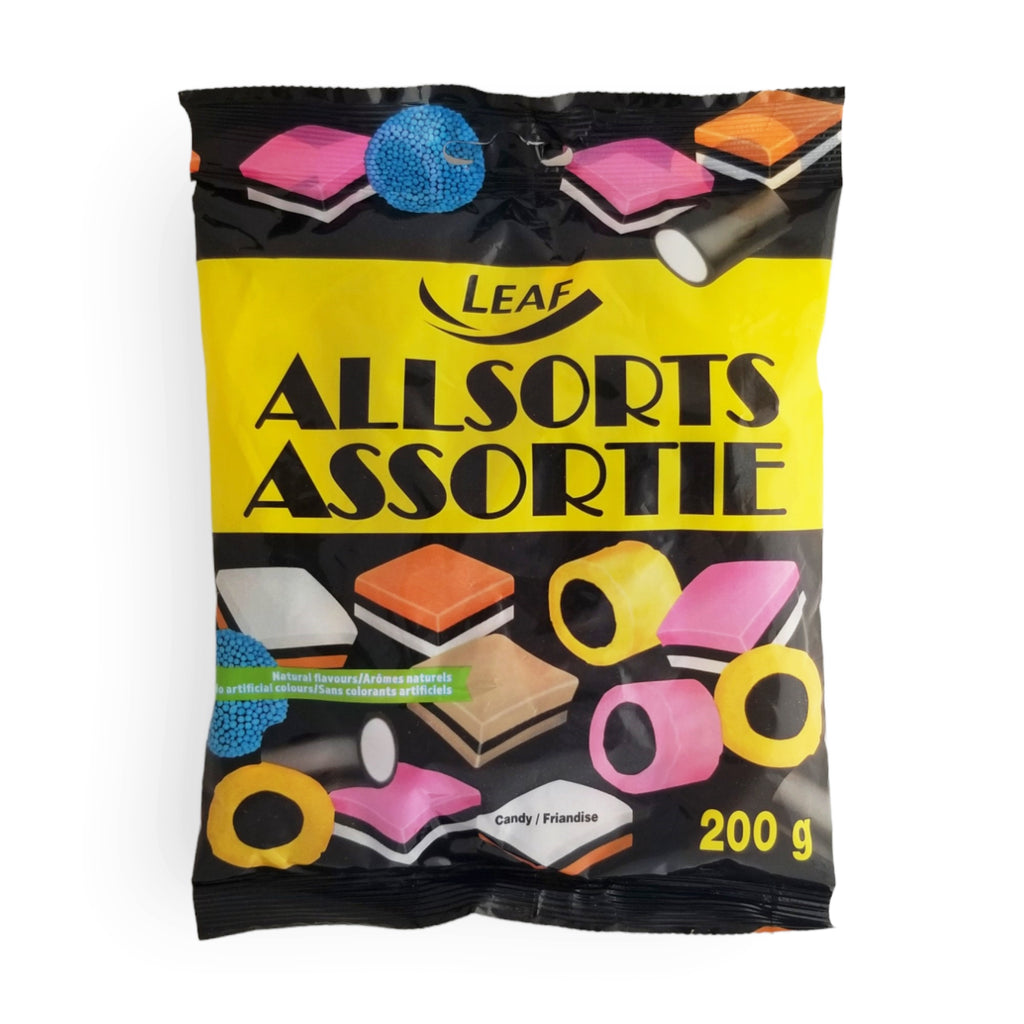 Leaf Licorice Allsorts Candy, 200g/7 oz. Bag