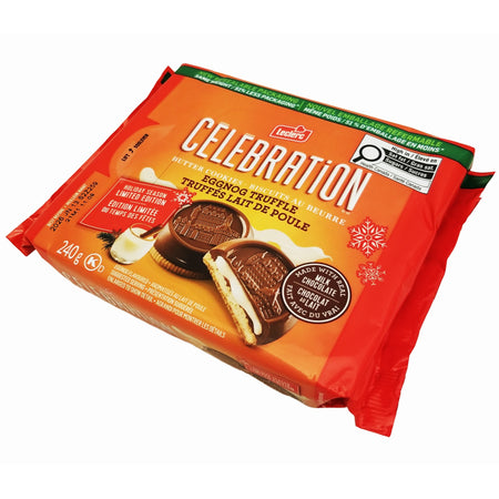 Leclerc Celebration Eggnog Truffle Butter Cookies, 240g/8.5 oz
