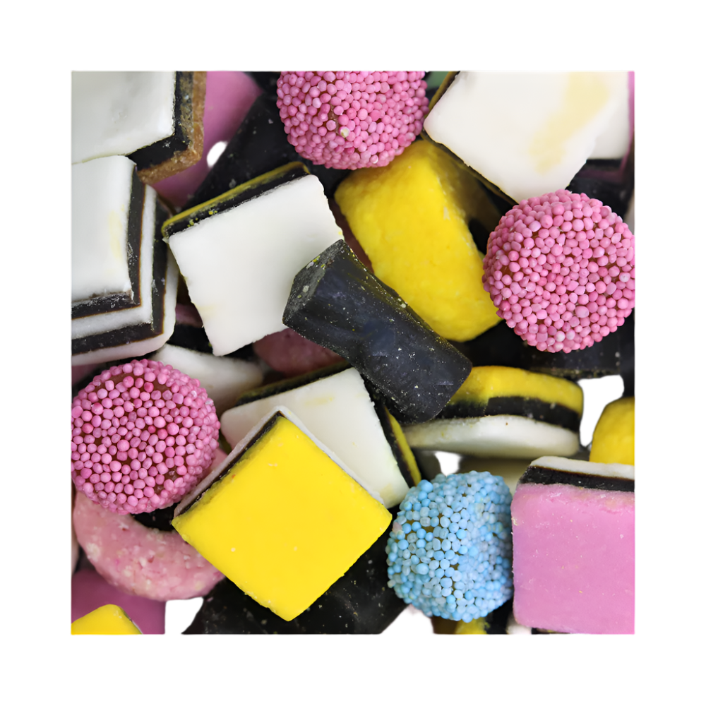 Presidents Choice Liquorice Allsorts Gummy Candy.