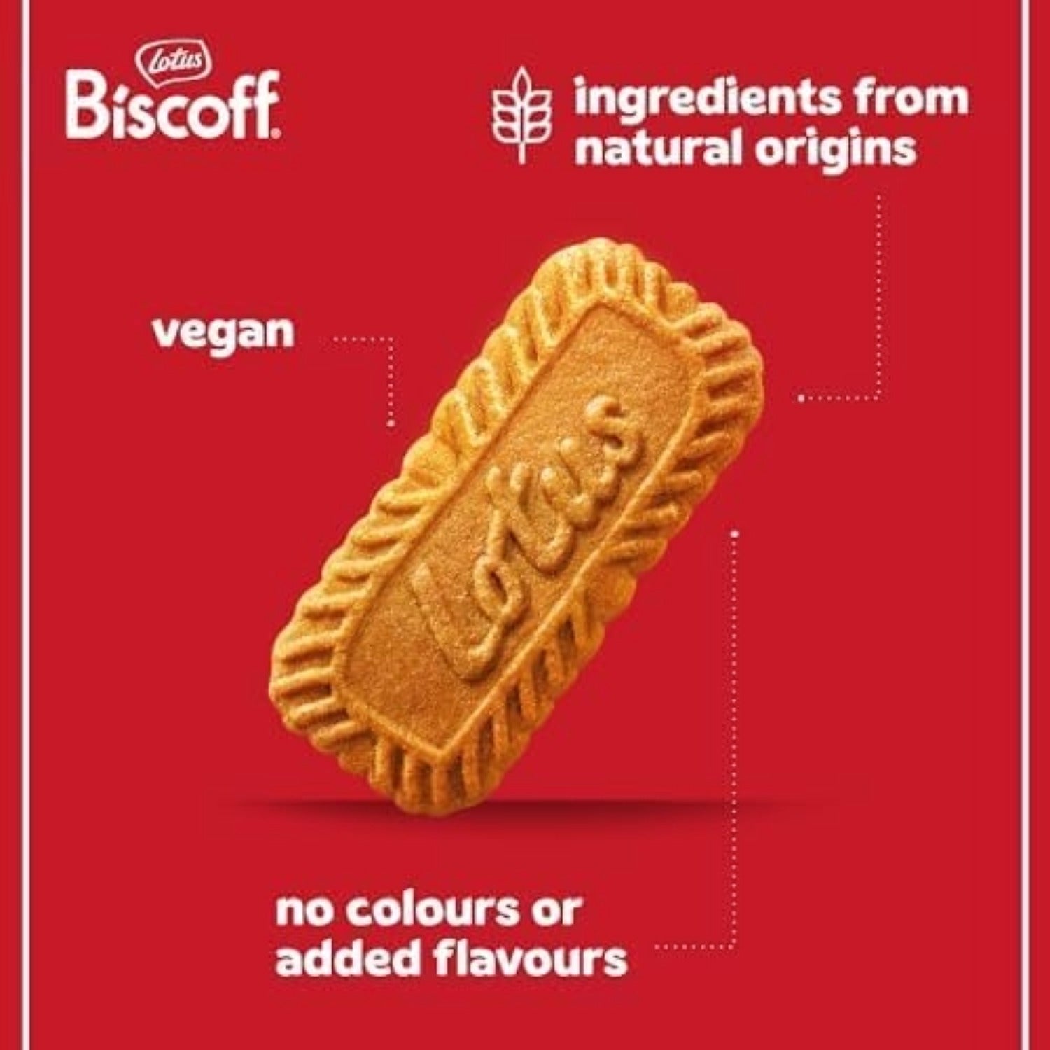 Lotus Biscoff Caramelized Cookies 250 g food specifications