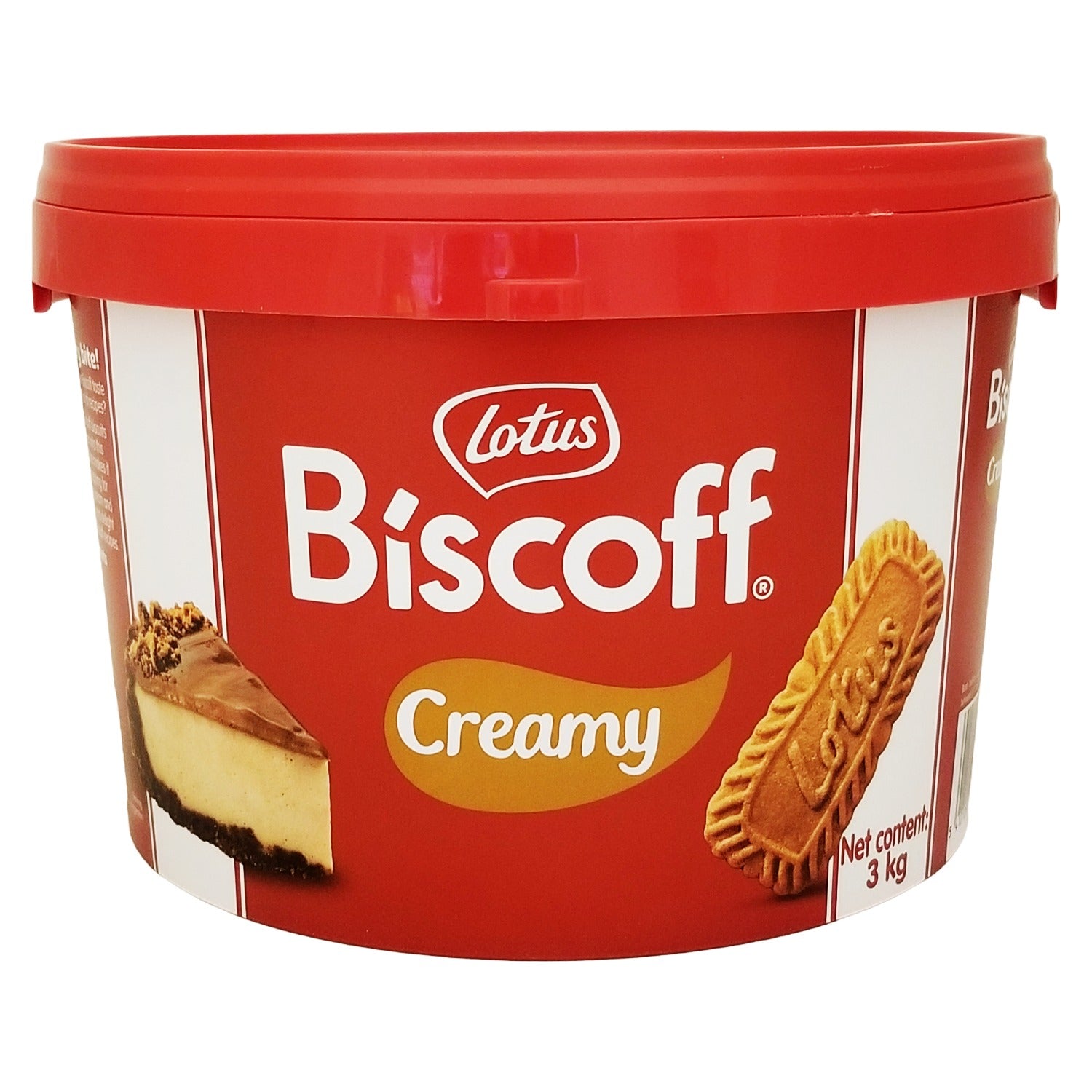 Lotus Biscoff Spread Smooth 3 kg jar front view — bulk caramelized cookie butter spread