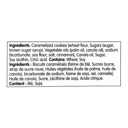Lotus Biscoff Spread Smooth 3 kg ingredients list — vegan caramelized biscuit spread