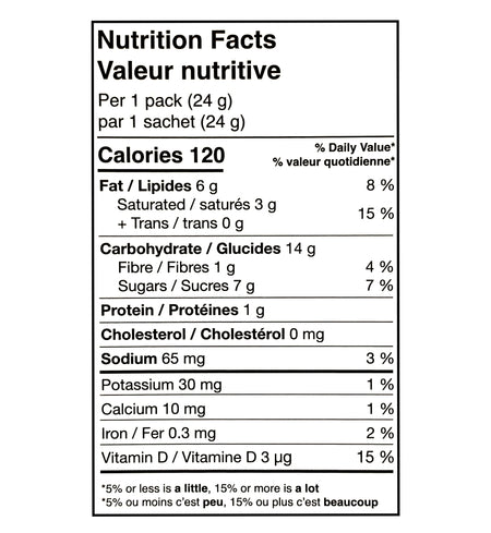 Made Good Organic Red Velvet Cookie Bites 120g nutrition facts – gluten free vegan organic cookie
