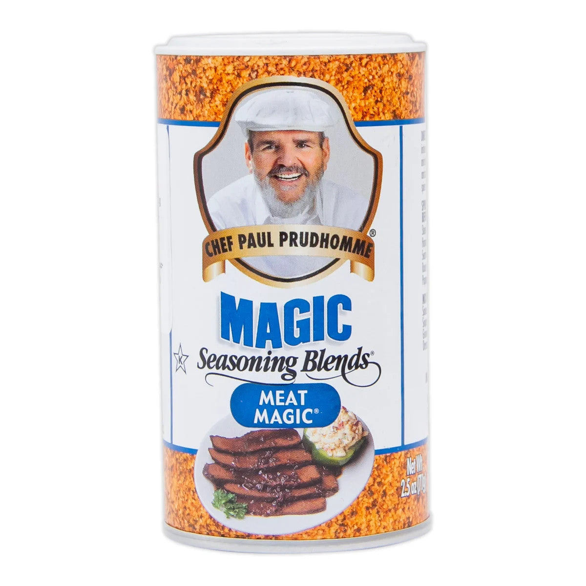 Chef Paul Prudhomme's Magic Seasoning Blends, Meat Seasoning, 71g/2.5 oz. Shaker {Imported from Canada}