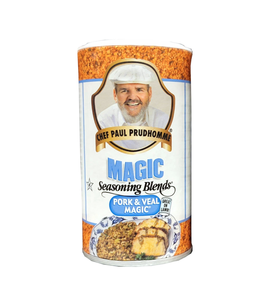 Chef Paul Prudhomme's Magic Seasoning Blends, Pork & Veal Seasoning, 71g/2.5 oz. Shaker {Imported from Canada}