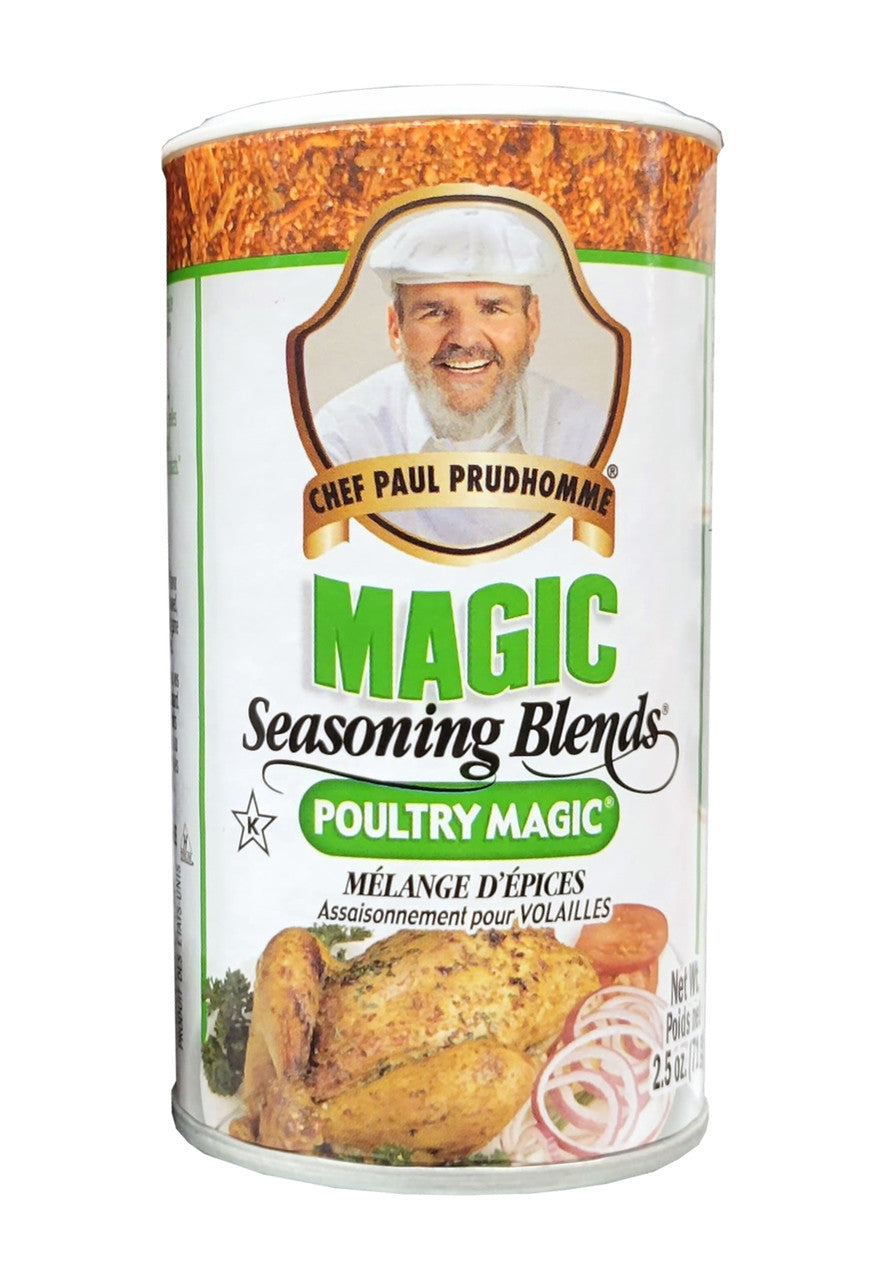 Chef Paul Prudhomme's Magic Seasoning Blends, Poultry Magic, 71g/2.5 oz. {Imported from Canada}