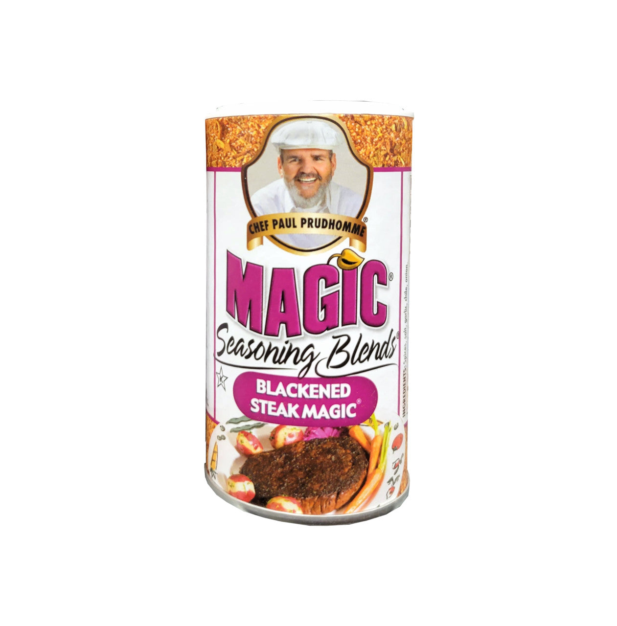 Chef Paul Prudhomme's Magic Seasoning Blends ~ Blackened Steak Magic, 1.8- Ounce Bottle Chef Paul Prudhomme's Magic Seasoning Blends ~ Blackened Steak Magic, 1.8- Ounce Bottle