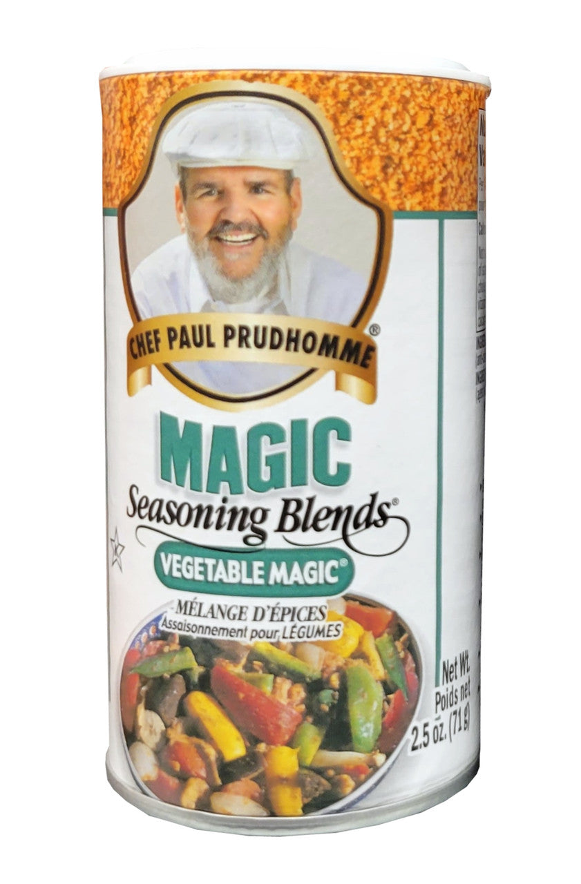 Chef Paul Prudhomme's Magic Seasoning Blends, Vegetable Magic, 71g/2.5 oz. Shaker {Imported from Canada}