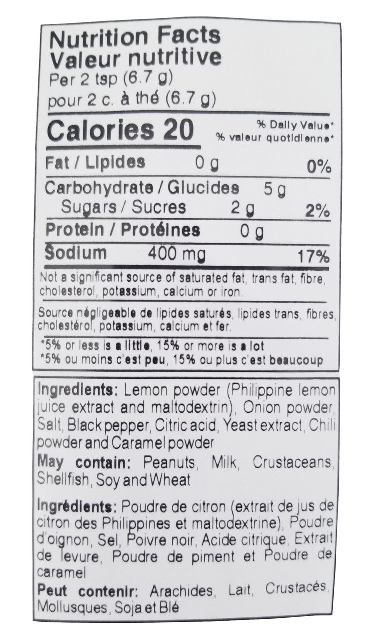 Mama Sita's Capampangan Sisig Citrus Pepper Spice Mix, 40g/1.4 oz., {Imported from Canada}