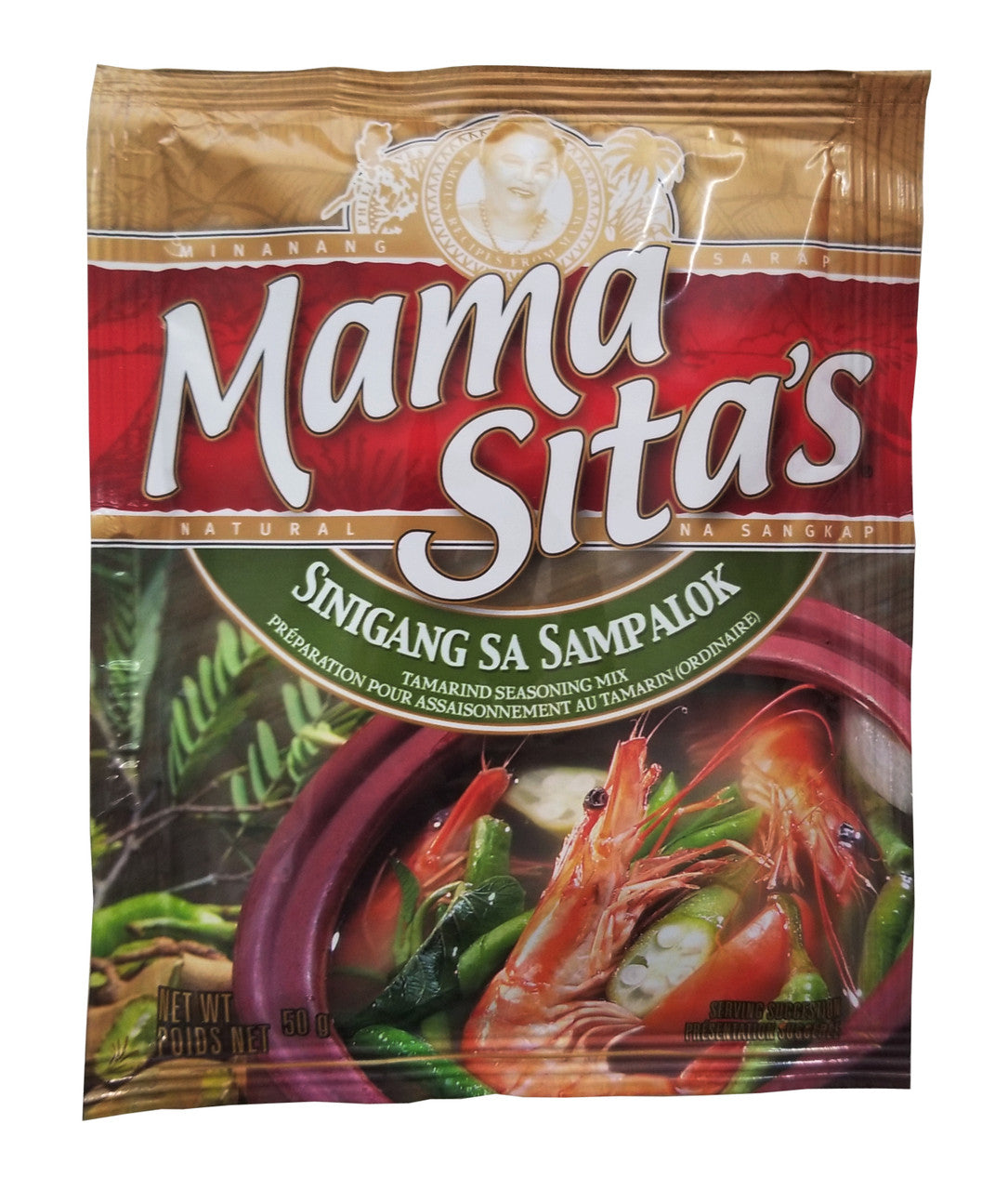Mama Sita's Sinigang sa Sampalok Tamarind Seasoning Mix, 50g/1.76 oz., {Imported from Canada}