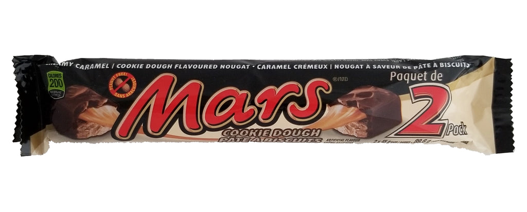 Mars Cookie Dough Chocolate Bars, 2ct King Size, 90g/3 oz