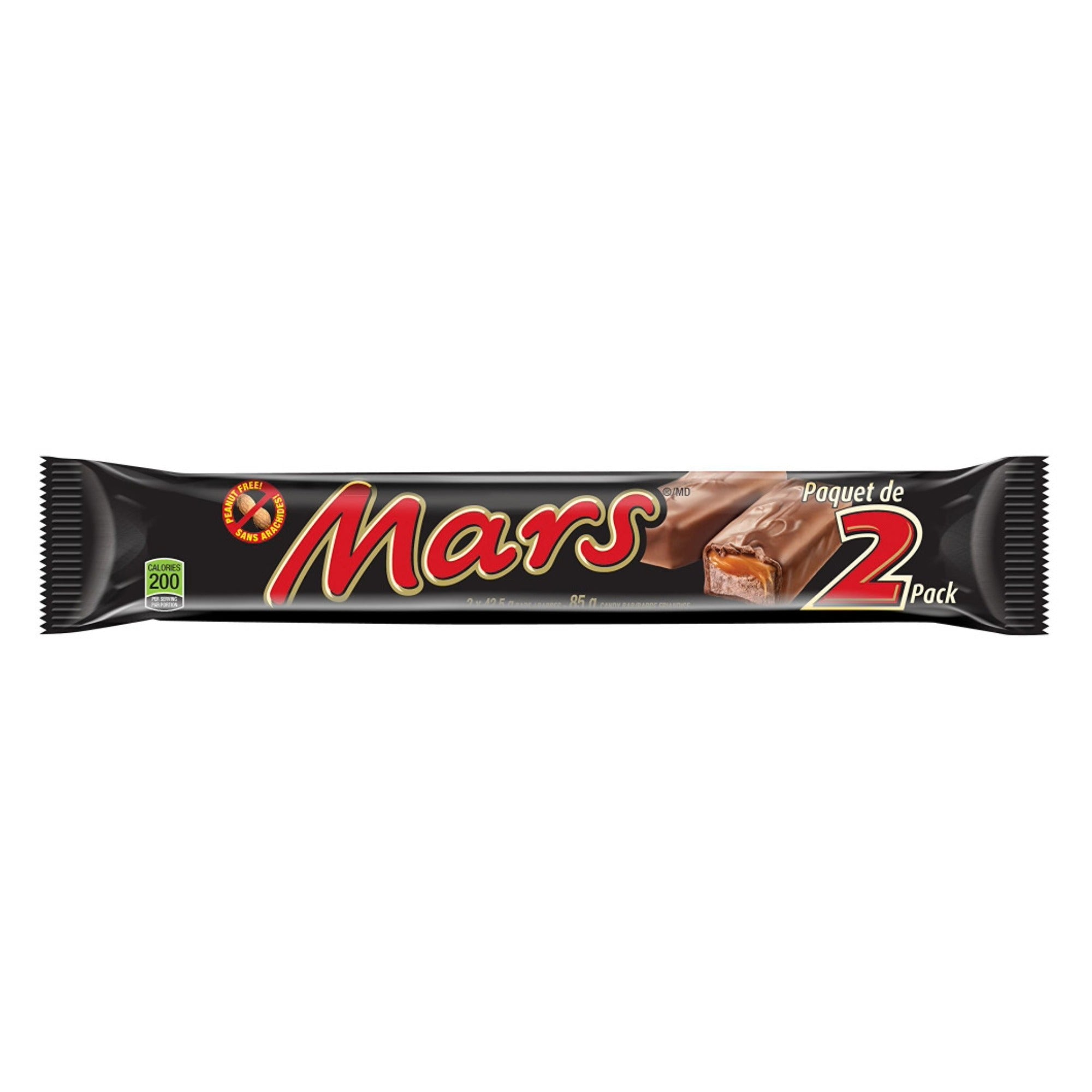Mars 2-Piece King Size Chocolate Bars, 85 g / 3 oz, 24-Count