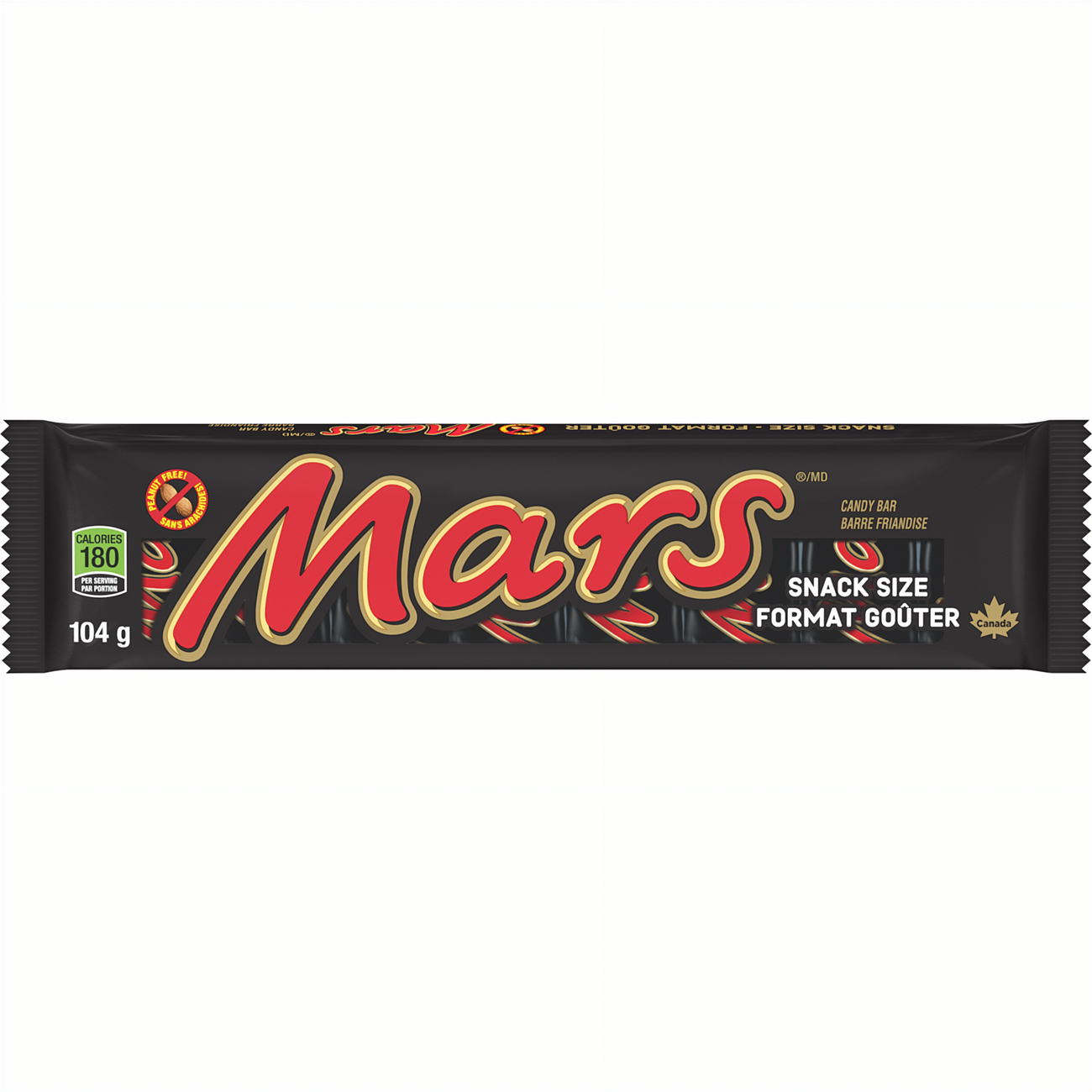 Mars Snack Size Chocolate Candy Bars (8 pk) 104g/3.7 oz - Front