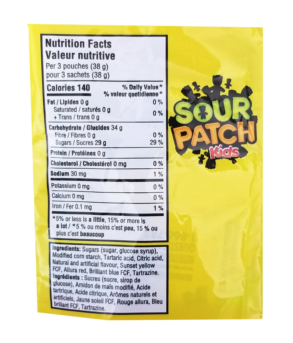 Maynards Sour Patch Kids and Swedish Berries Easter Candy Packets, 18 Fun Treats, 225g/7.9 oz Bag {Imported from Canada}