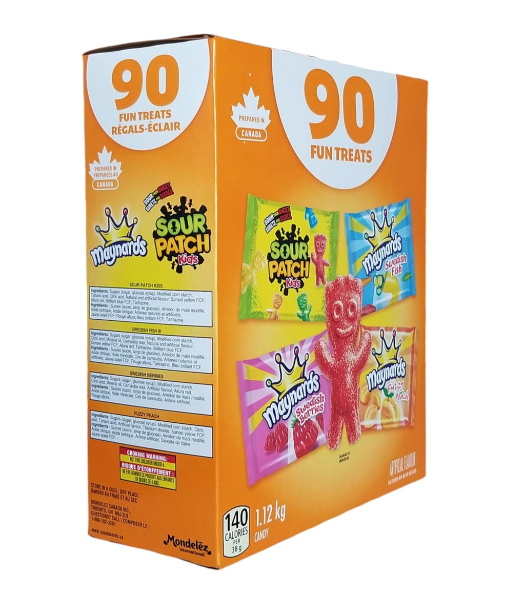 Maynards Sour Patch Kids Assorted Candy 90ct