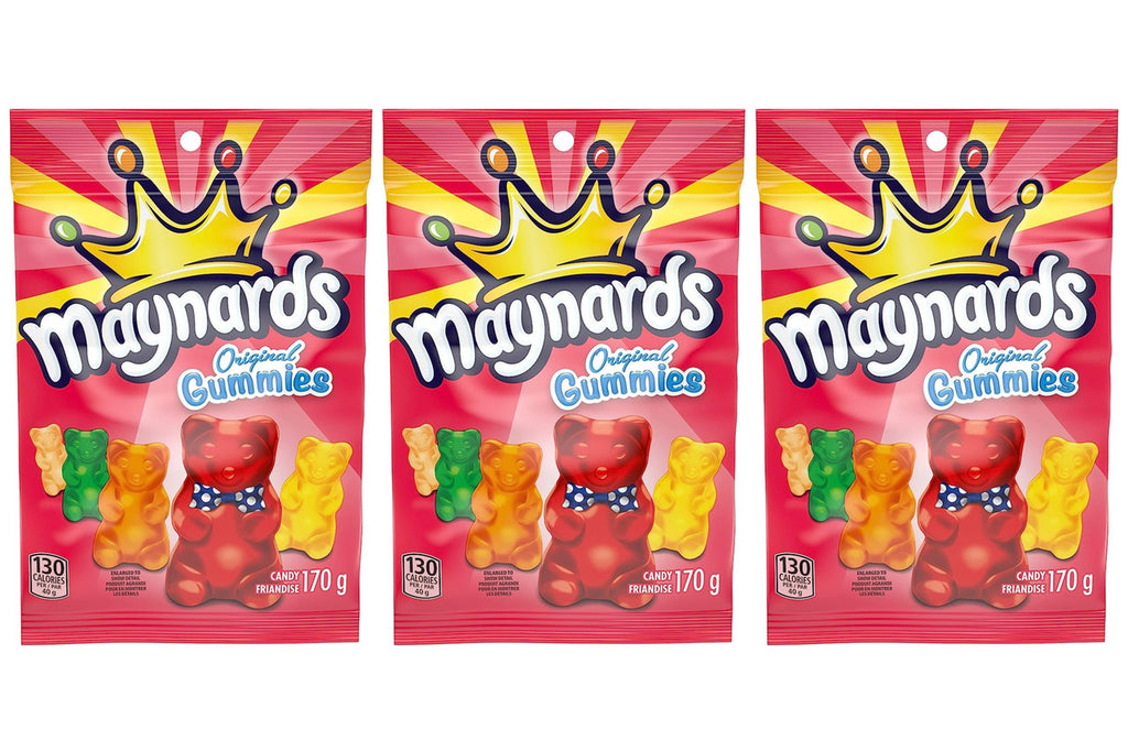 Maynards Original Gummies 170g/6oz., (Pack of 3) {Imported from Canada}