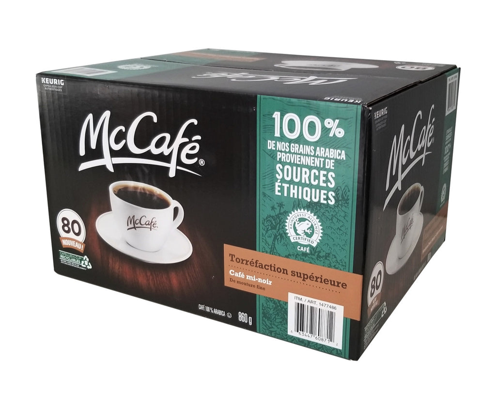 McCafe Premium Roast Coffee Pods, 80 Count, {Imported From Canada}