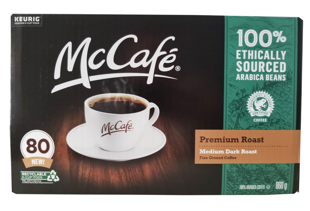 McCafe Premium Roast Coffee Pods, 80 Count, {Imported From Canada}