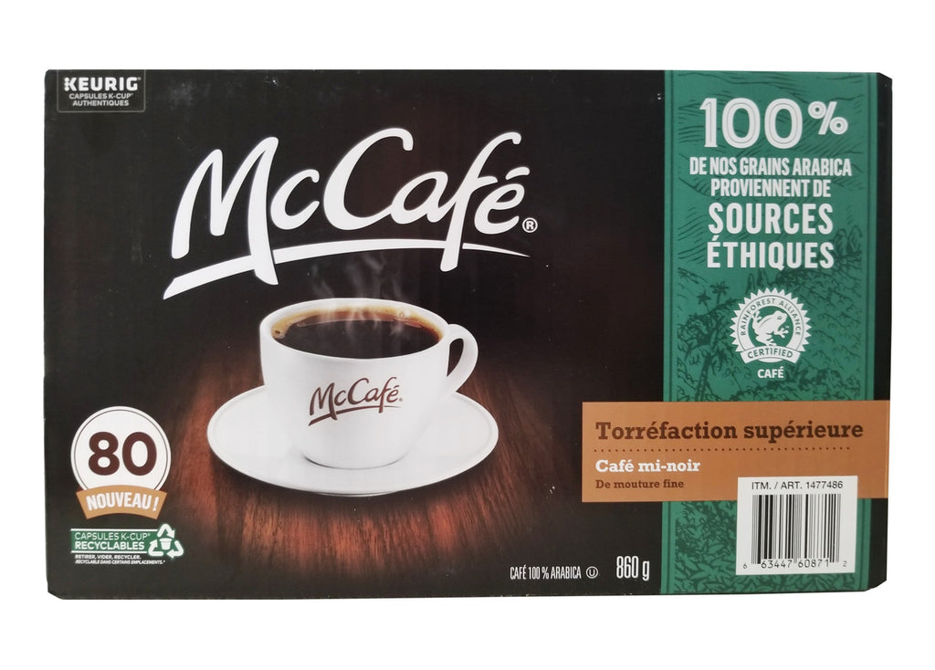 McCafe Premium Roast Coffee Pods, 80 Count, {Imported From Canada}