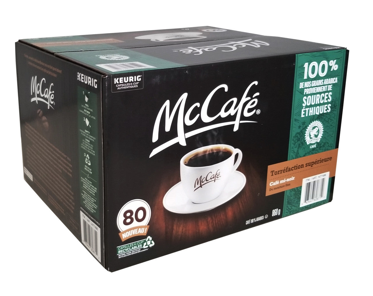 McCafe Premium Roast Coffee Pods, 80 Count, {Imported From Canada}