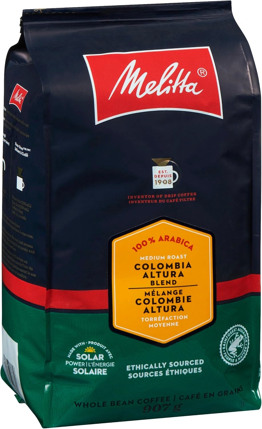 Melitta 100% Colombian Altura Blend Whole Bean Coffee - 907g/32 oz