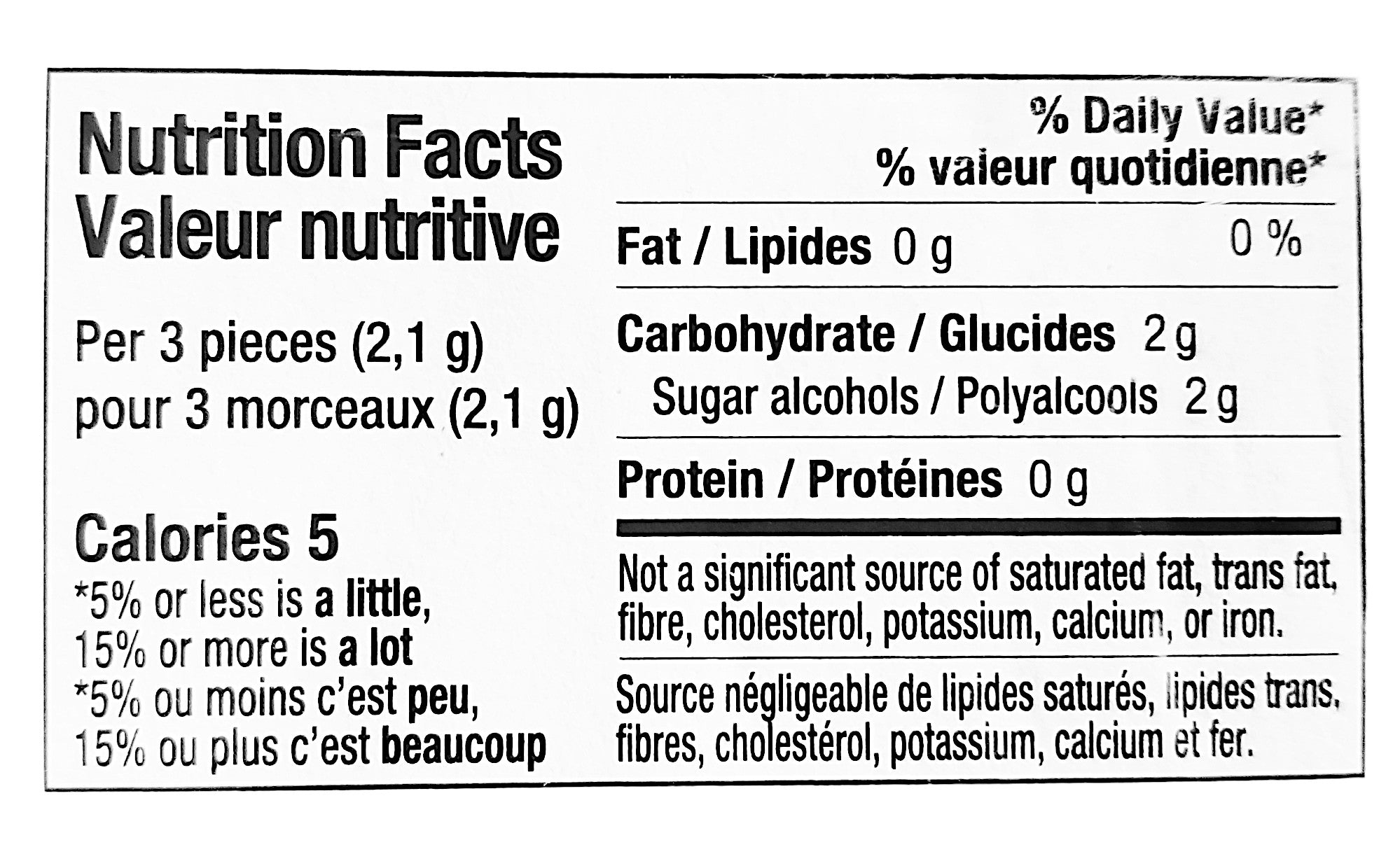 Mentos Clean Breath Mints, Wintergreen, 30 pc/Pack of 12, Package, nutrition facts label.