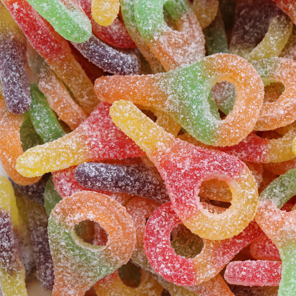 Huer Sour Suckers Gummy Candy, 120g/4.2 oz