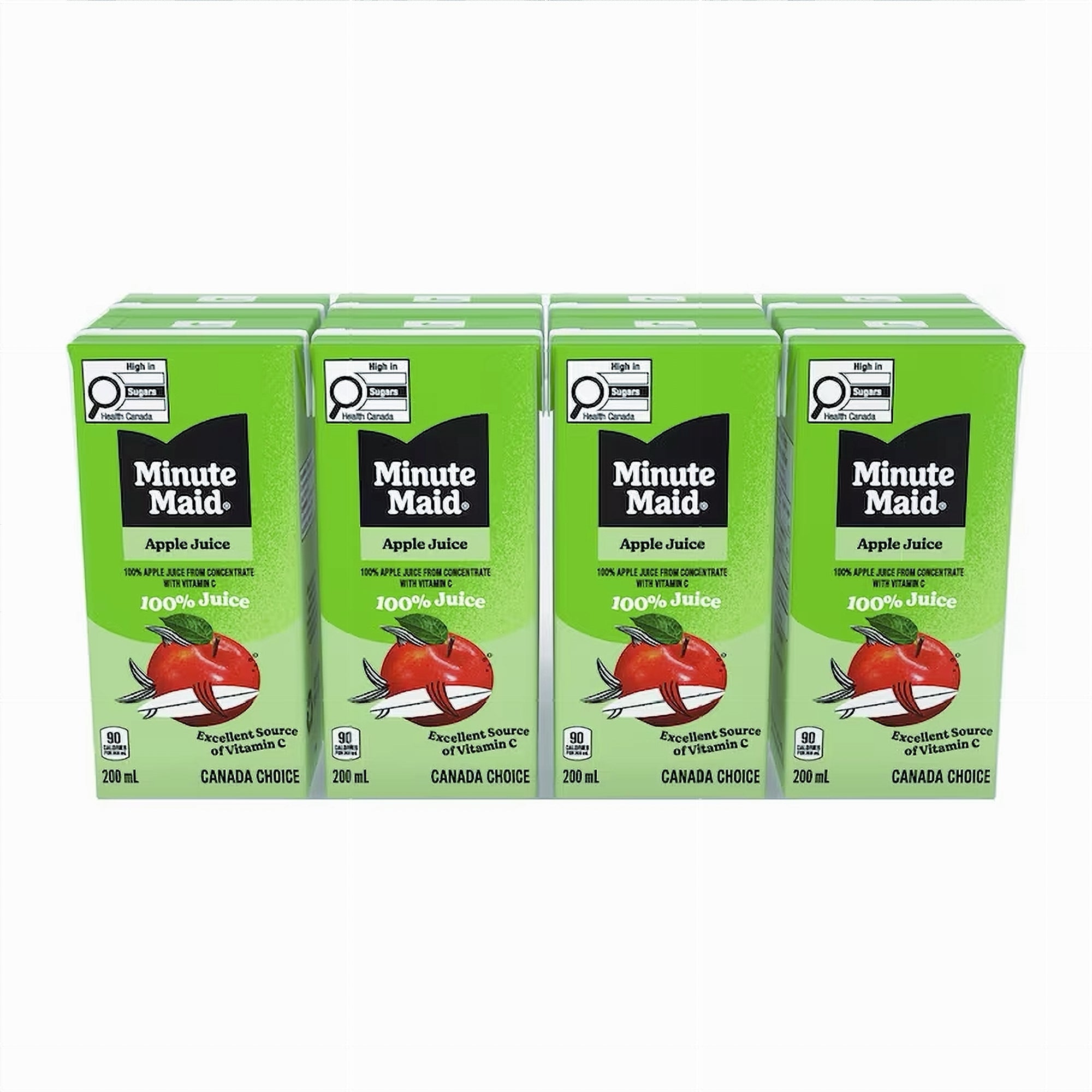Minute Maid Apple Juice Boxes 8-Pack 200 mL — front of pack