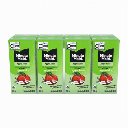 Minute Maid Apple Juice Boxes 8-Pack 200 mL — front of pack
