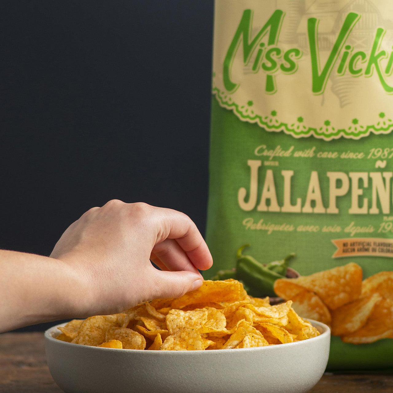 Miss Vickie's Kettle Cooked Jalapeno Potato Chips