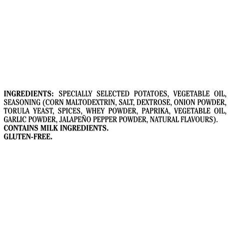 Miss Vickie's Kettle Cooked Jalapeno Potato Chips 200g/7.1 oz. Bag Ingredients