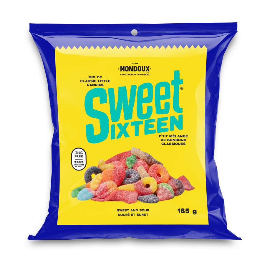 Mondoux Sweet Sixteen Sweet and Sour Mix, 185g/6.5 oz., {Imported from Canada}