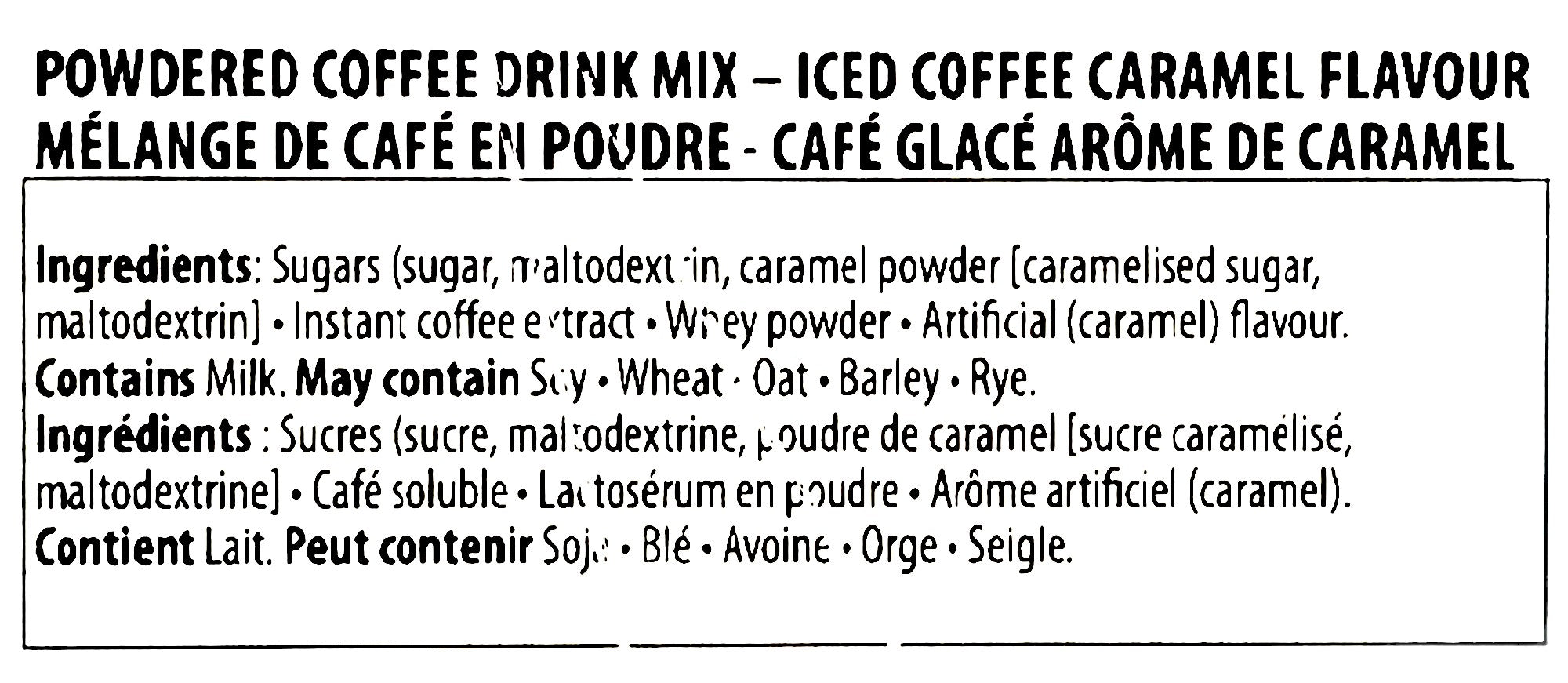 Mokate Gold Premium Iced Coffee, Caramel, 8 x 15g Single Serve Sachets, 120g/4.2 oz. Box