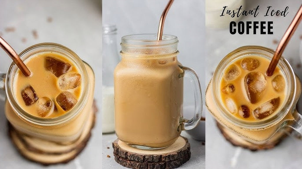 Mokate Gold Premium Iced Coffee, Caramel, 8 x 15g Single Serve Sachets, 120g/4.2 oz. Box