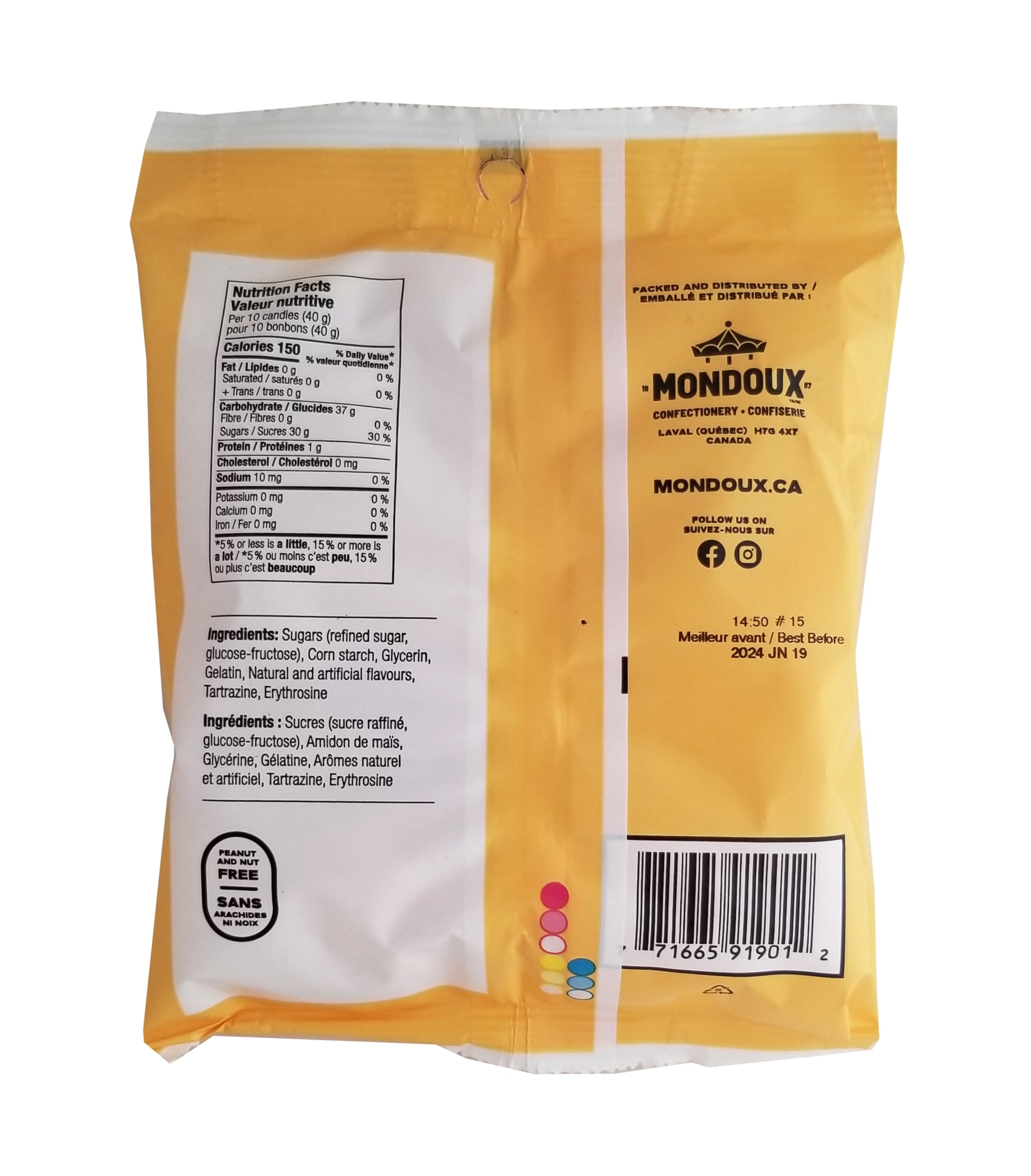 Mondoux BanaMallows Banana Marshmallows 115g/4 oz. Bag {Imported from Canada}