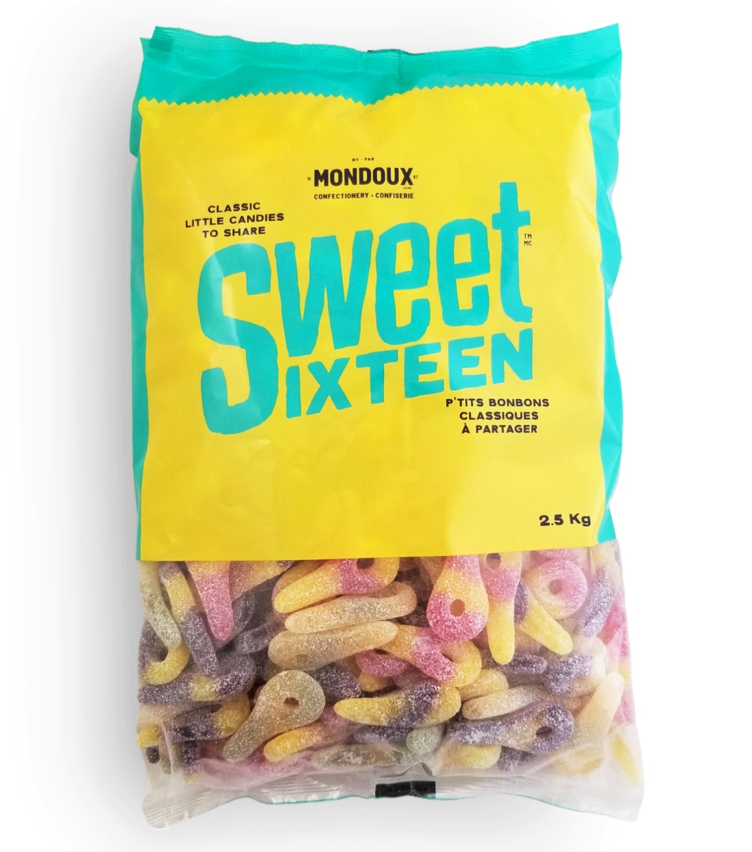 Mondoux Sweet Sixteen Sour Soothers, 2.5kg/5.5 lbs. Bulk Bag | Caffeine ...