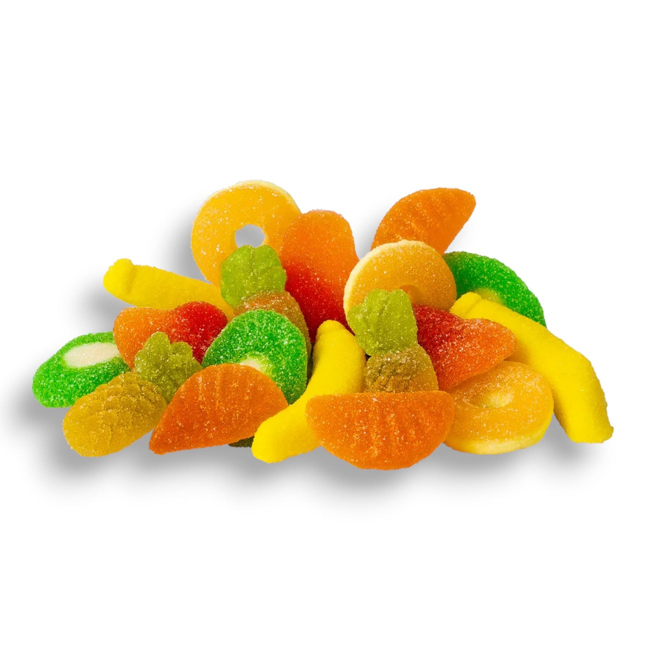 Mondoux Sweet Sixteen Tropical Mix Gummy Candies.