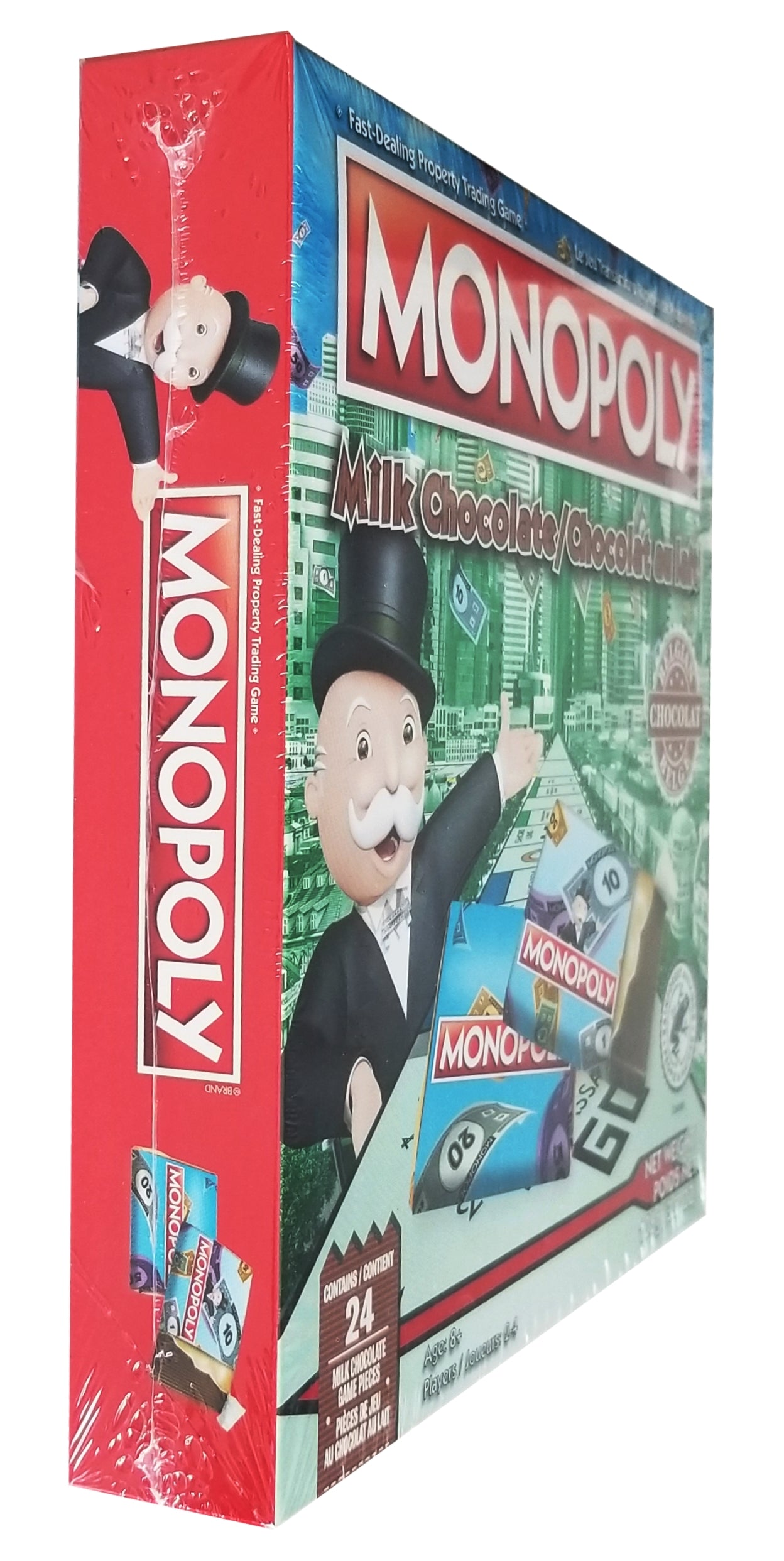 Monopoly Game with Milk Chocolate Game Cards, 108g/3.8 oz