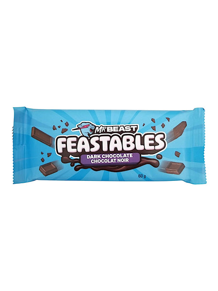 MR BEAST FEASTABLES Dark Chocolate Bar, 60g/2.1 oz. Bar - Front