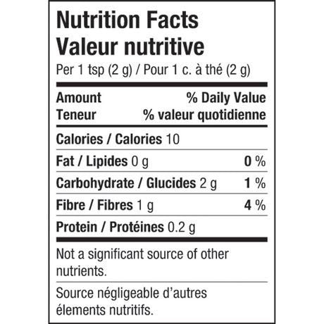 NESCAFE Coffee Bundle, One Rich Hazelnut 100g and One Rich French Vanilla 100g Nutrition Facts
