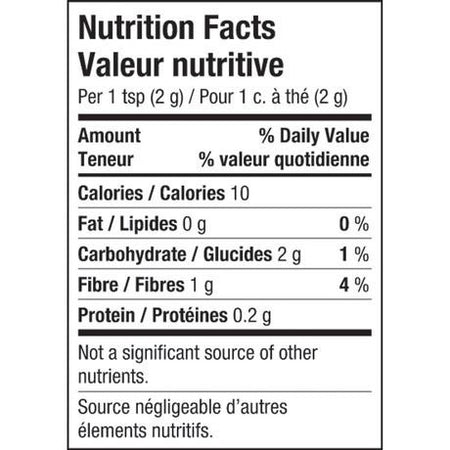 NESCAFE Coffee Bundle, One Rich Hazelnut 100g and One Rich French Vanilla 100g Nutrition Facts