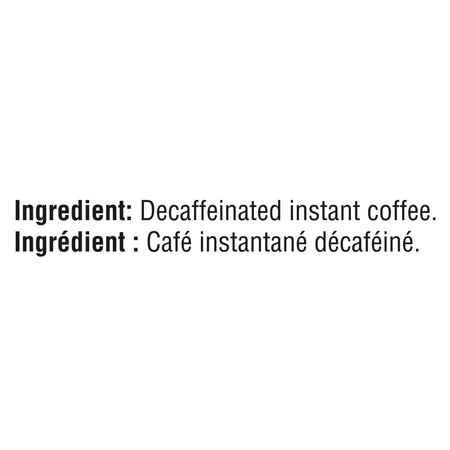 NESCAFÉ RICH Decaffeinated Instant Coffee 100g/3.5oz Ingredients