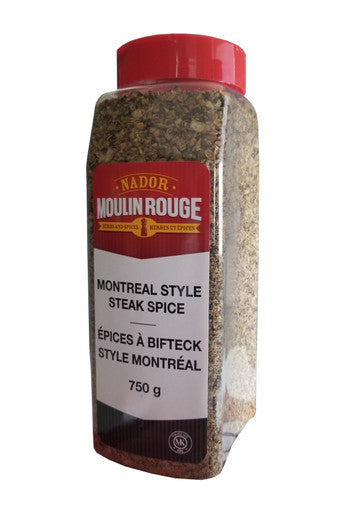Nador Moulin Rouge, Montreal Style Steak Spice, 750g/1.6 lbs., {Imported from Canada}