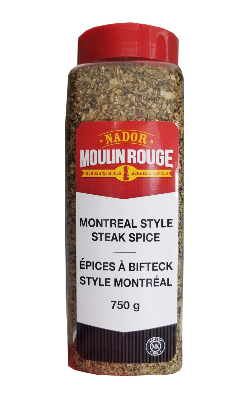 Nador Moulin Rouge, Montreal Style Steak Spice, 750g/1.6 lbs., {Imported from Canada}
