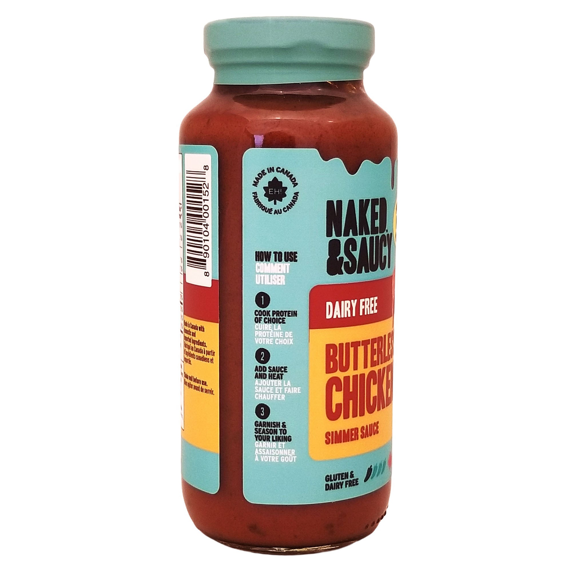 Naked & Saucy Butterless Chicken Simmer Sauce 350 g (12.3 oz)