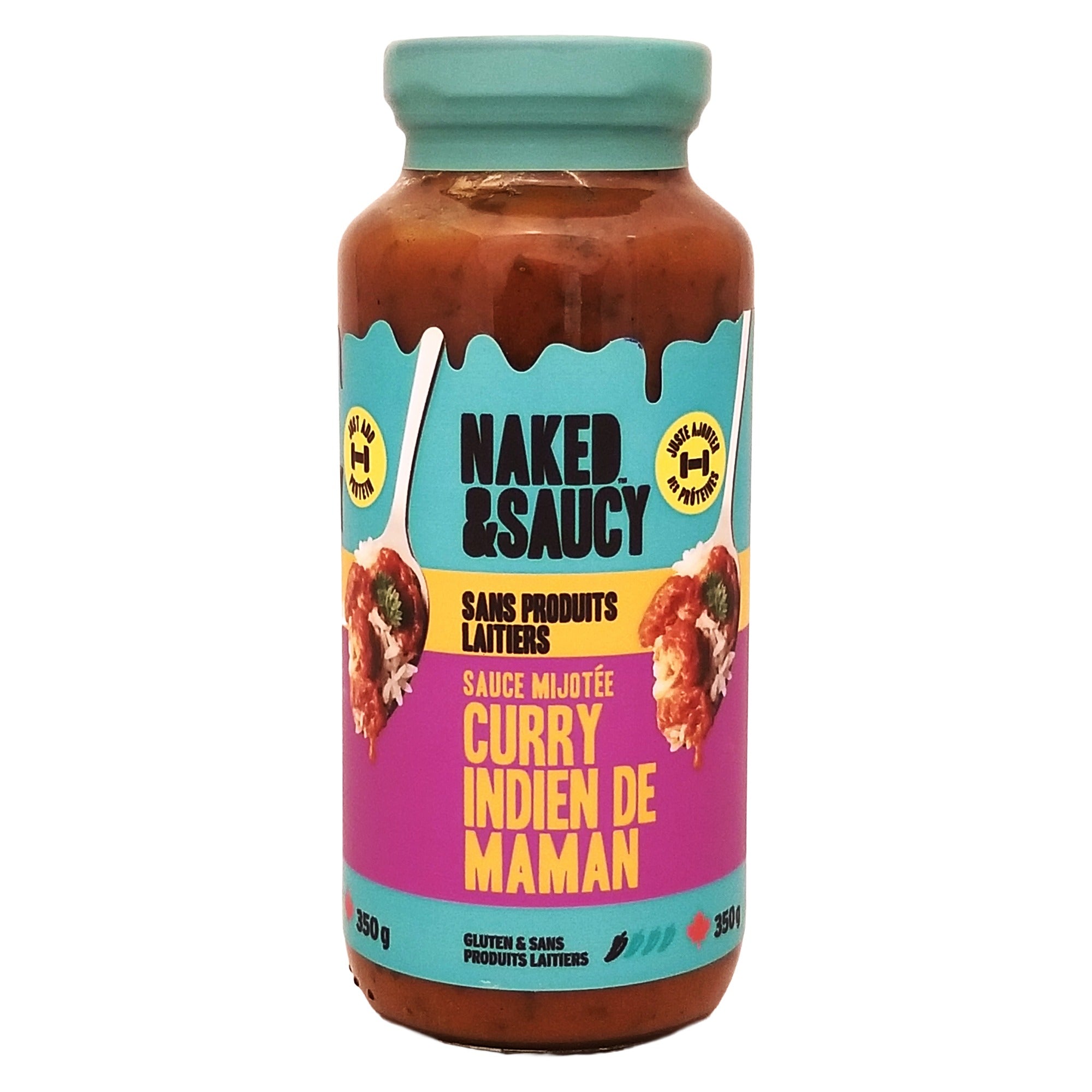 Naked & Saucy Mom's Indian Curry Simmer Sauce 350 g (12.3 oz)