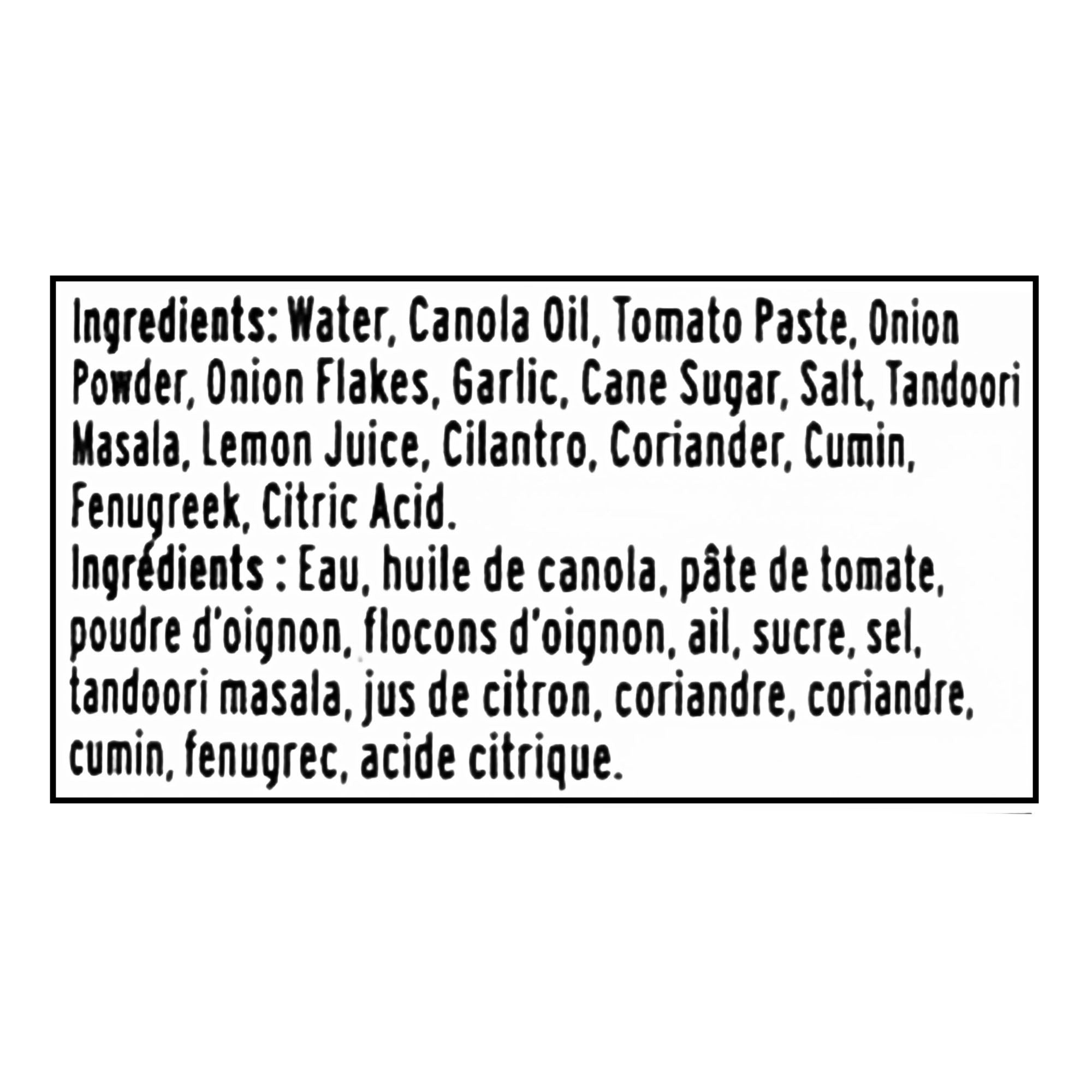 Naked & Saucy Mom's Indian Curry Simmer Sauce 350 g (12.3 oz)