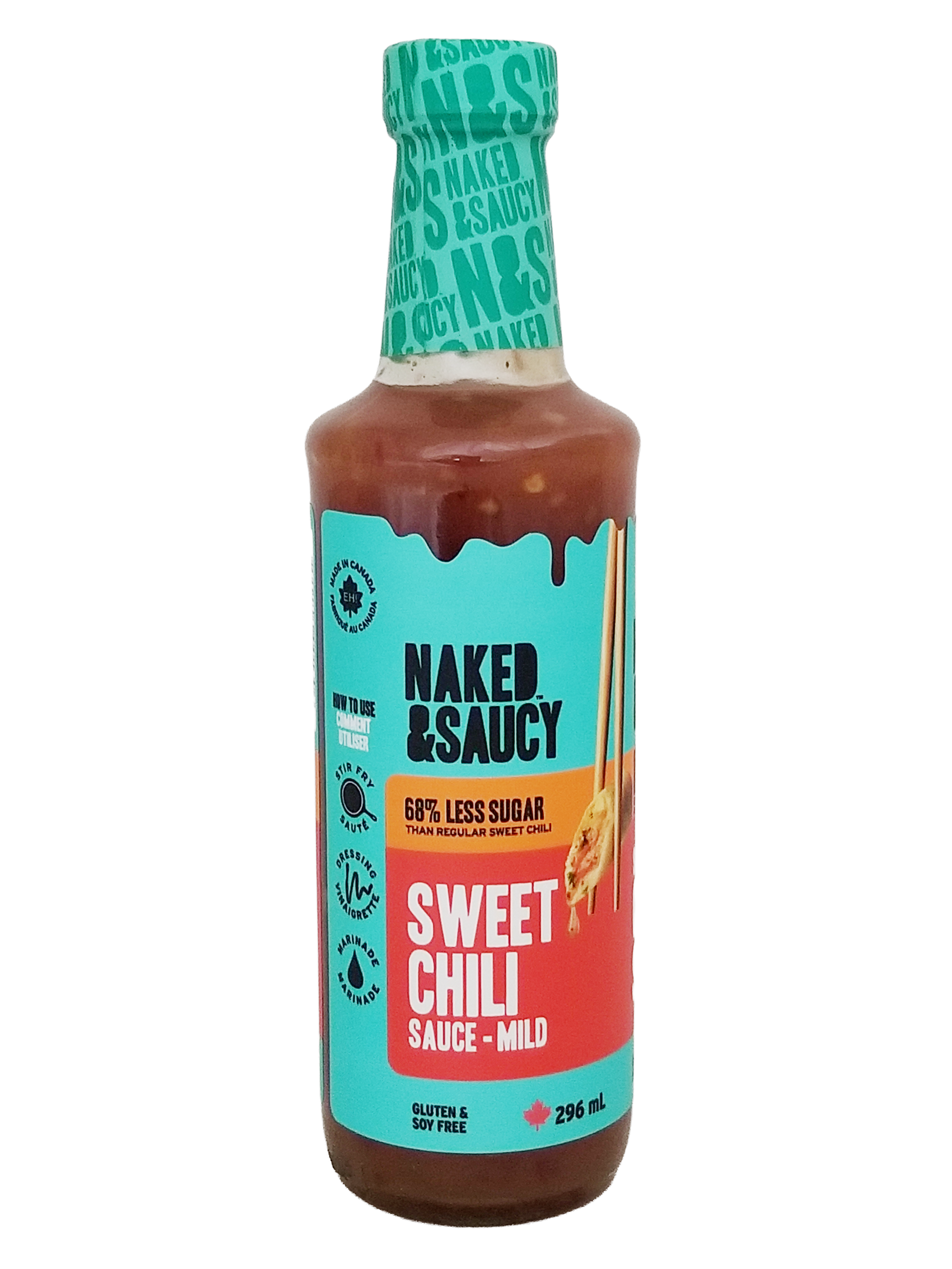Naked & Saucy Sweet Chili Sauce - Mild, 296ml/10.4 fl oz