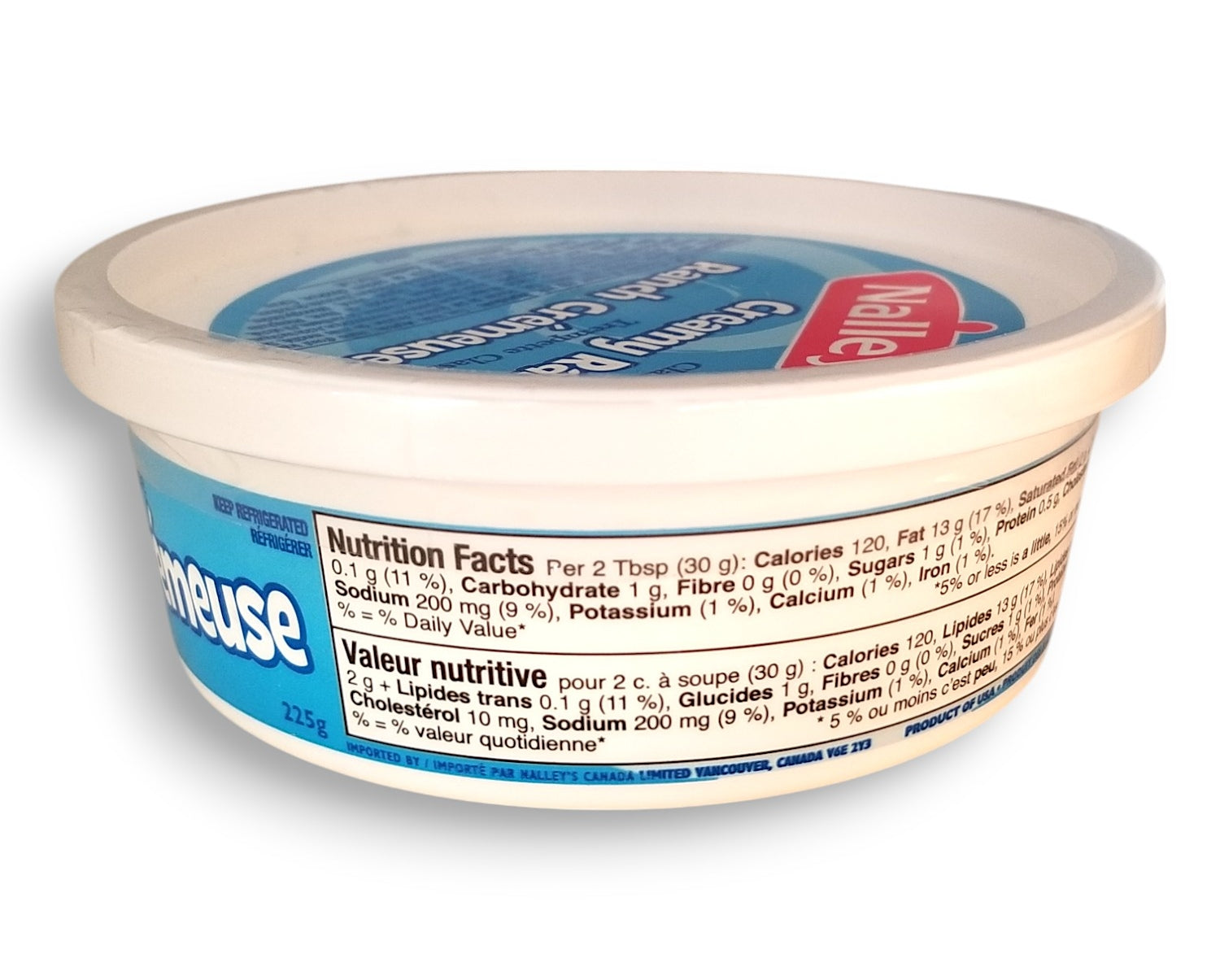 Side of Nalley Creamy Ranch Classic Dip, 225g/7.9 oz., Tub